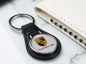 Porsche Metall Schlüsselanhänger Robust Glänzend Moderner